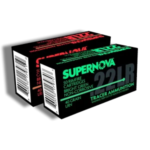 Supernova .22LR tracer ammunition